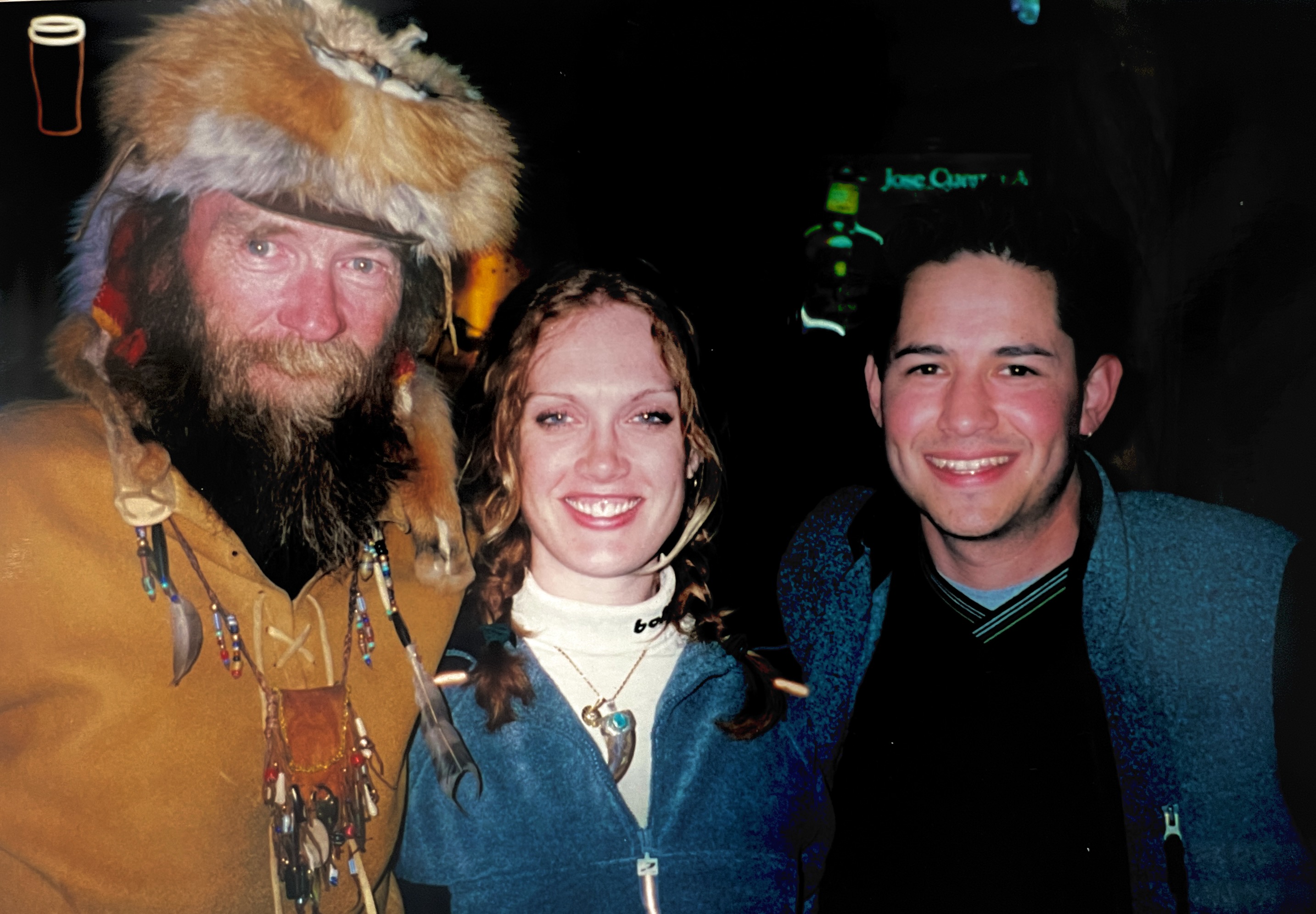 Doc, Sharna and Martin together at the Matador in Santa Fe in 1999